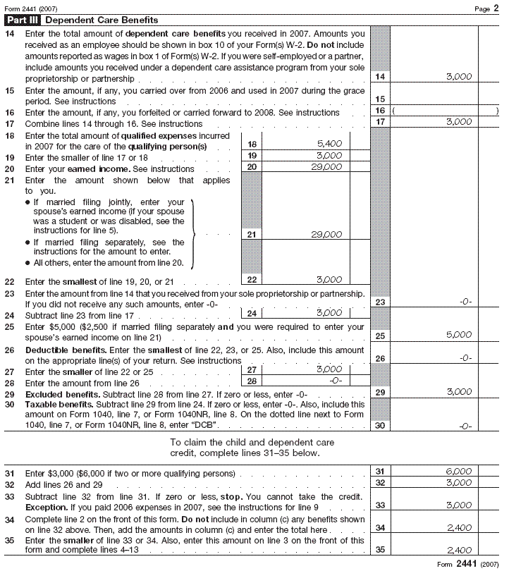 Form 2441, Page 2