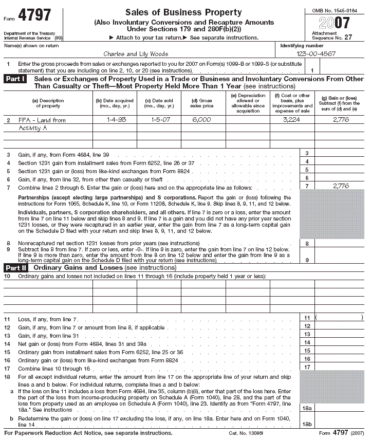 Form 4797, page 1 