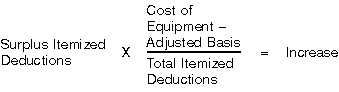 Formula 1. Figuring Adjusted Basis Increase Amount