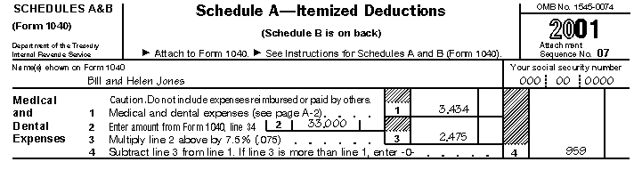 Bill and Helen's Schedule A