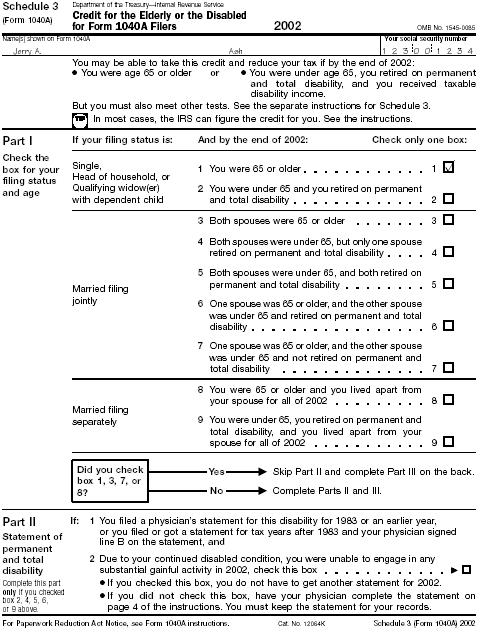 Page 1 of Schedule 3 for Jerry Ash