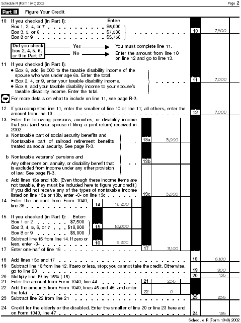 Page 2 of Schedule R for the Whites