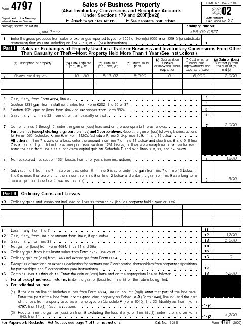 Form 4797 pg 1