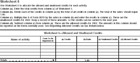 Worksheet 6 on Page 12