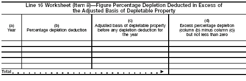 Line 16 Worksheet