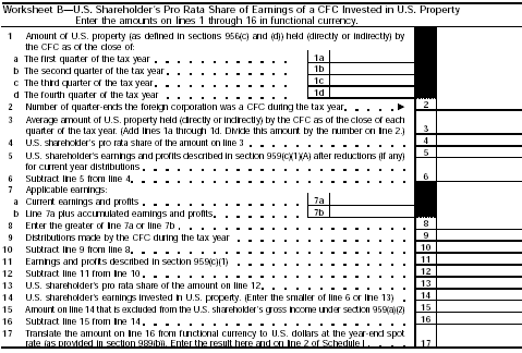 Worksheet B