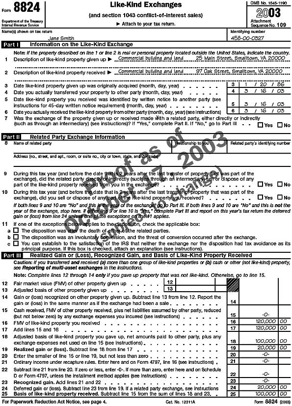 Form 8824 pg 1