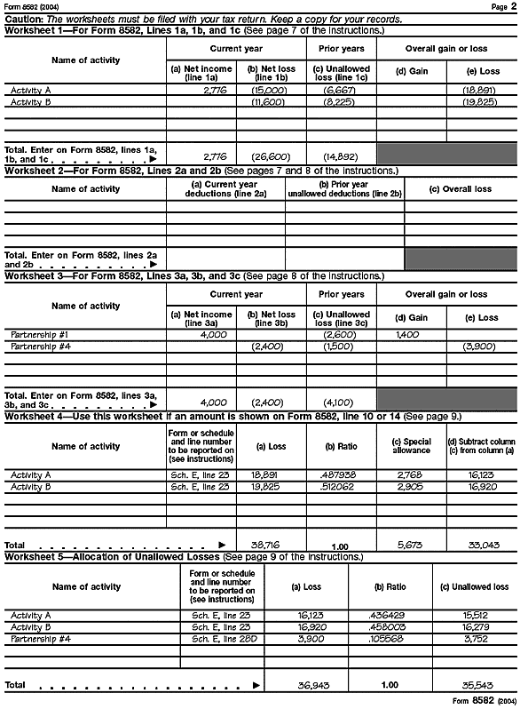 Worksheets 1-5 