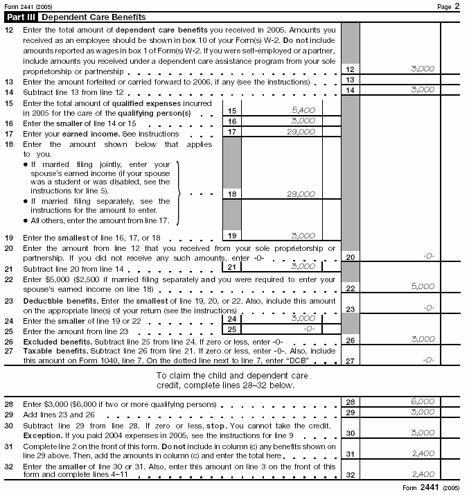 Form 2441, Page 2