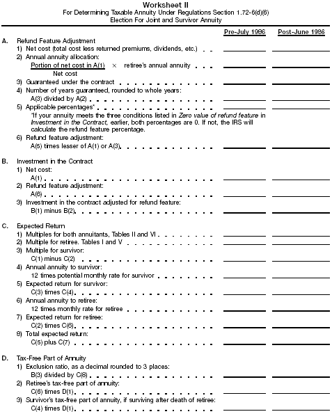 Worksheet II