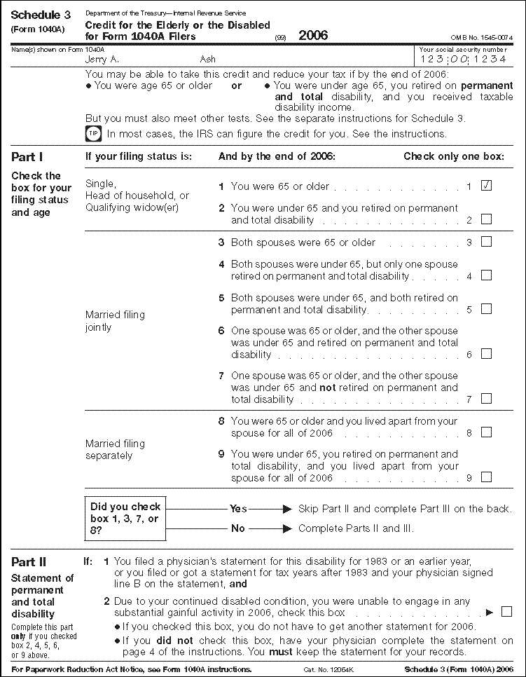 Page 1 of Schedule 3 for Jerry Ash