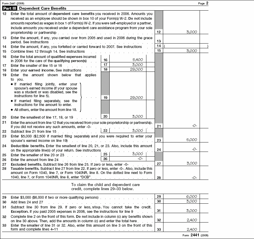 Form 2441, Page 2