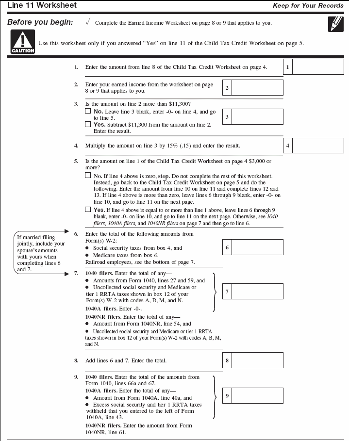 Line 11 worksheet page 1