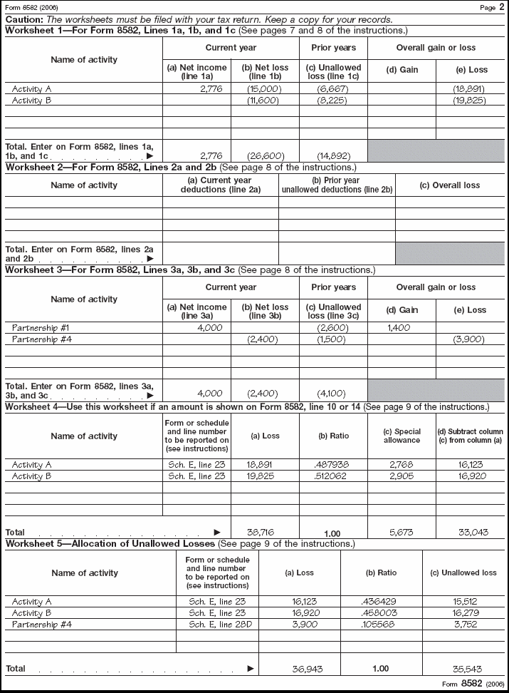 Worksheets 1-5 