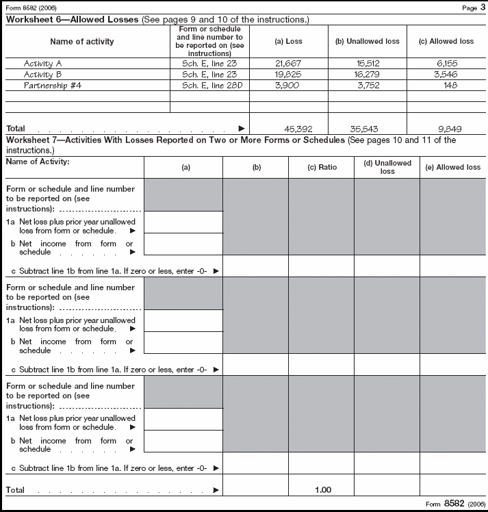 Worksheet 6 and 7