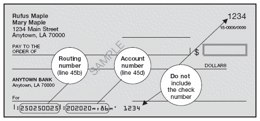 Sample Check-Lines 45b through 45d