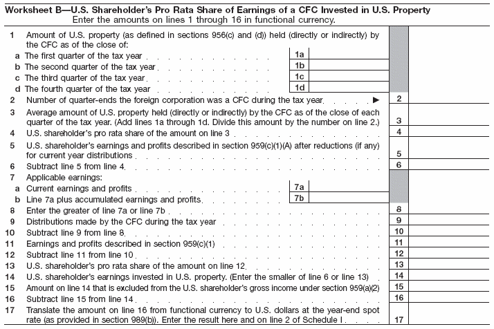 Worksheet B